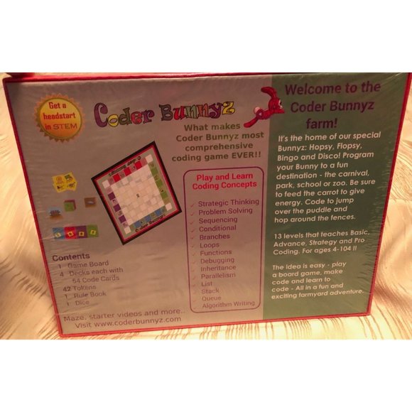 Coder bunnyz board game NEW - Picture 3 of 3